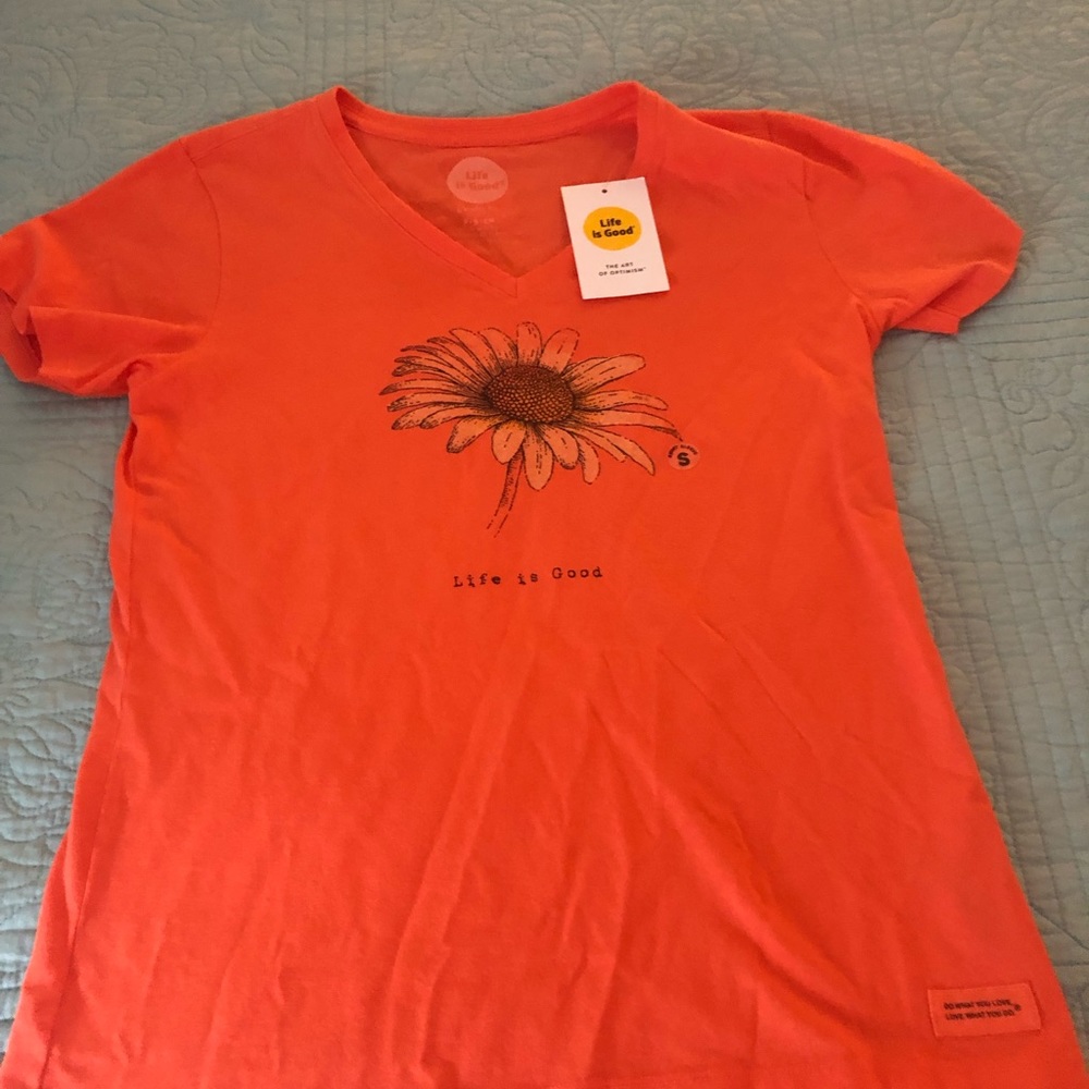 Life is Good Sunflower Tee